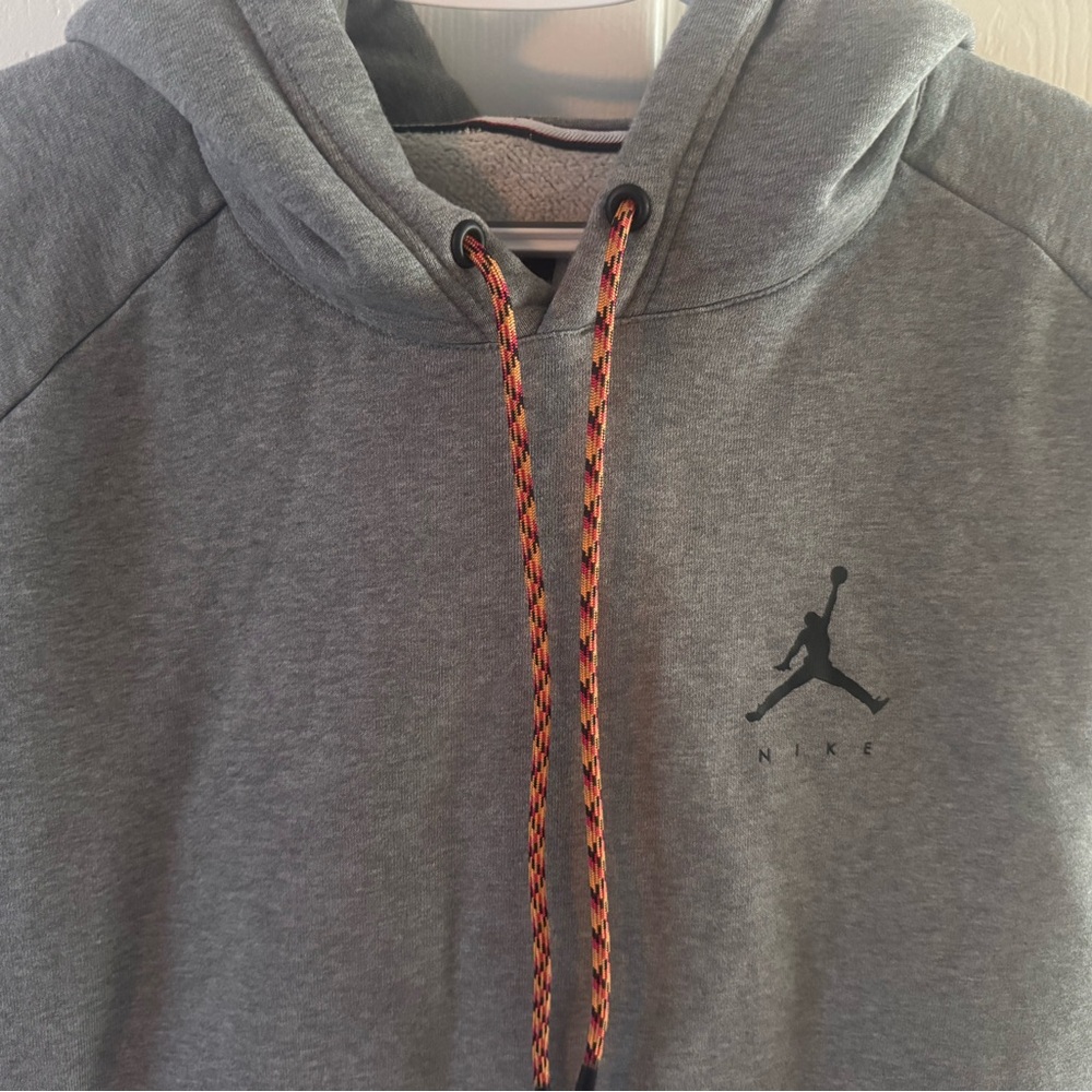 Nike Gray Jordan Jumpman Pullover Hoodie
